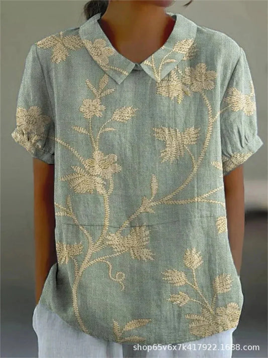 FLORA | Hemd mit Blumendruck