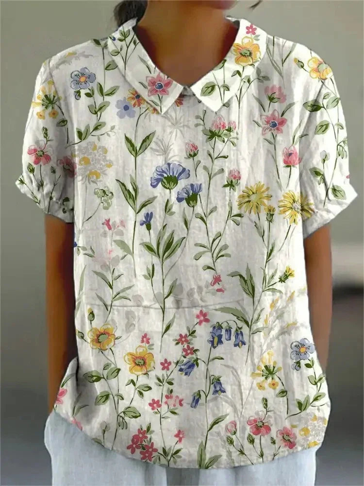 FLORA | Hemd mit Blumendruck